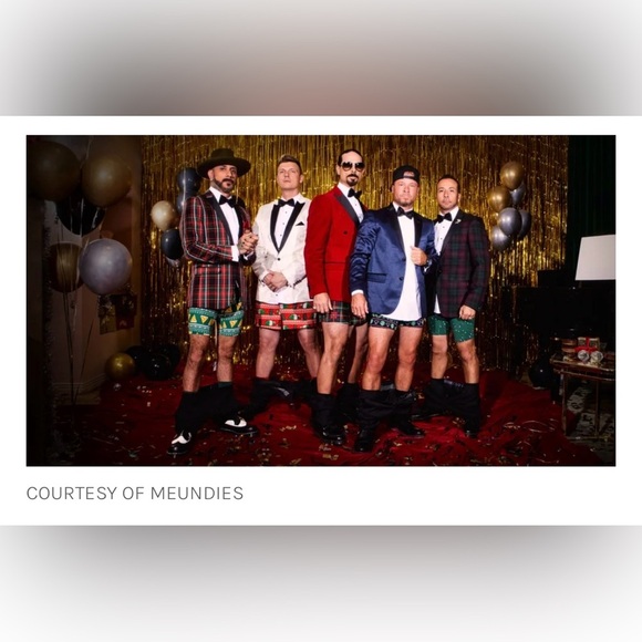 meundies lounge pants festive holiday Christmas “Light Me Up” medium bottoms - Picture 13 of 14